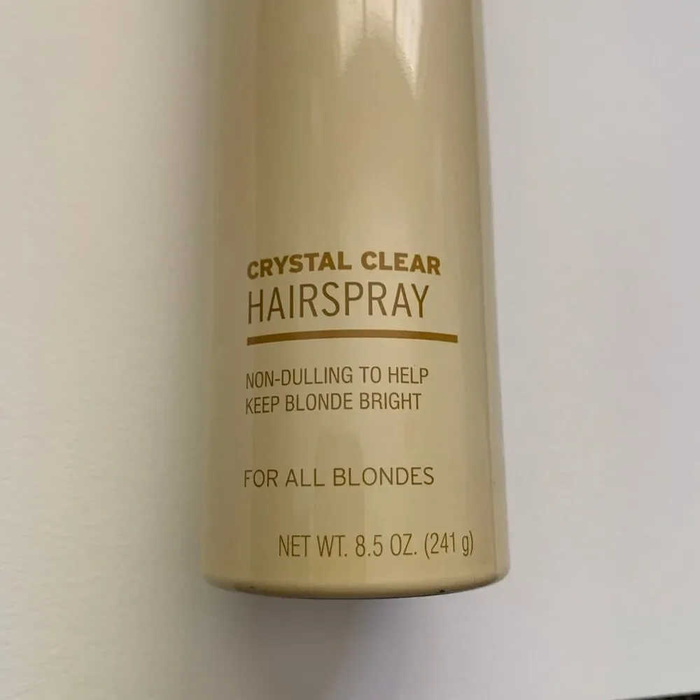 John Freida Hairspray Sheer Blonde Crystal Clear Hard to Find